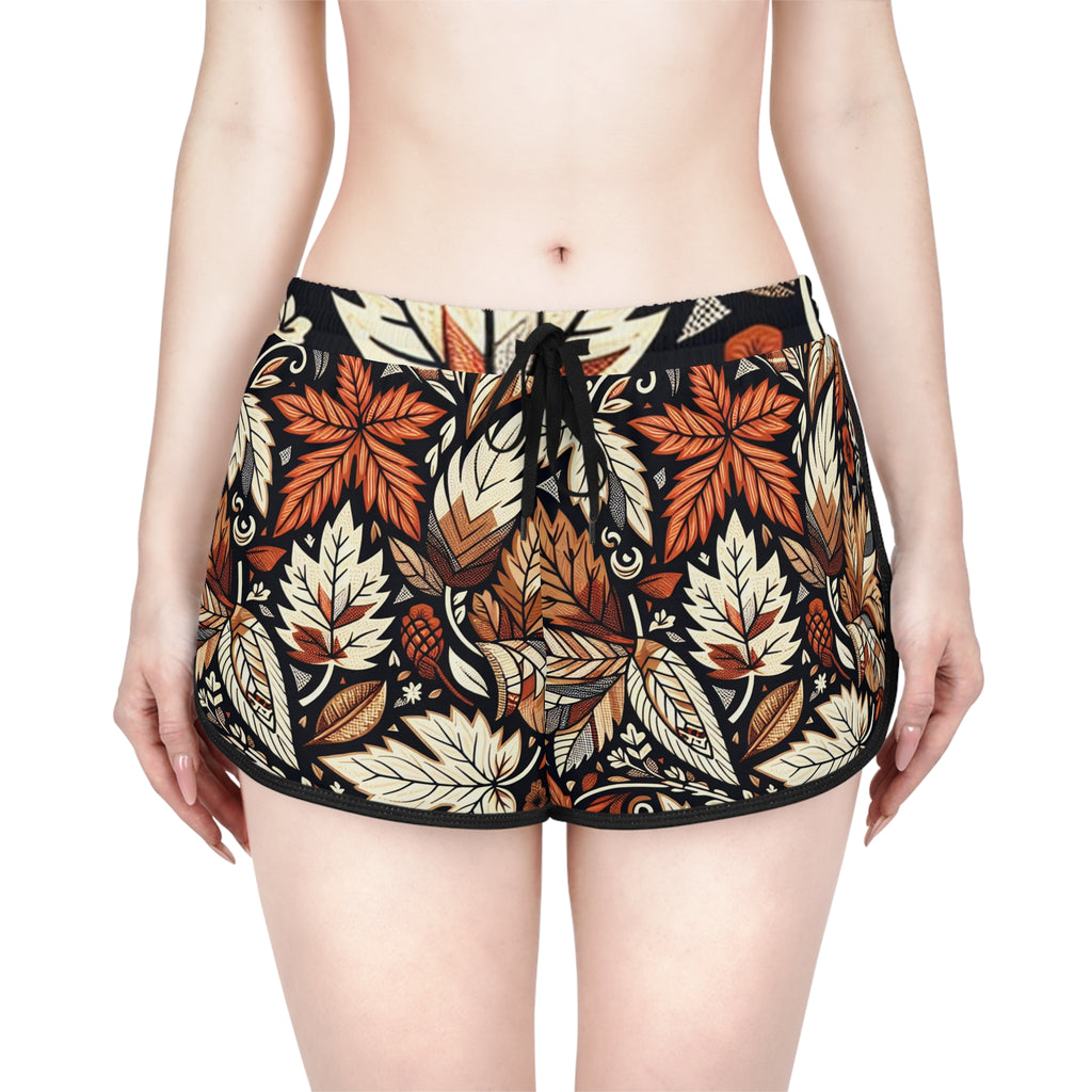 Autumn Leaf Relaxed Shorts
