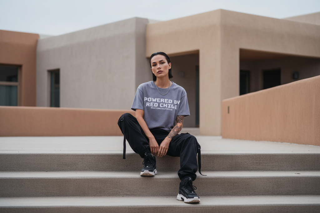 Oxford Grey Cropped Tee - Minimalist Style