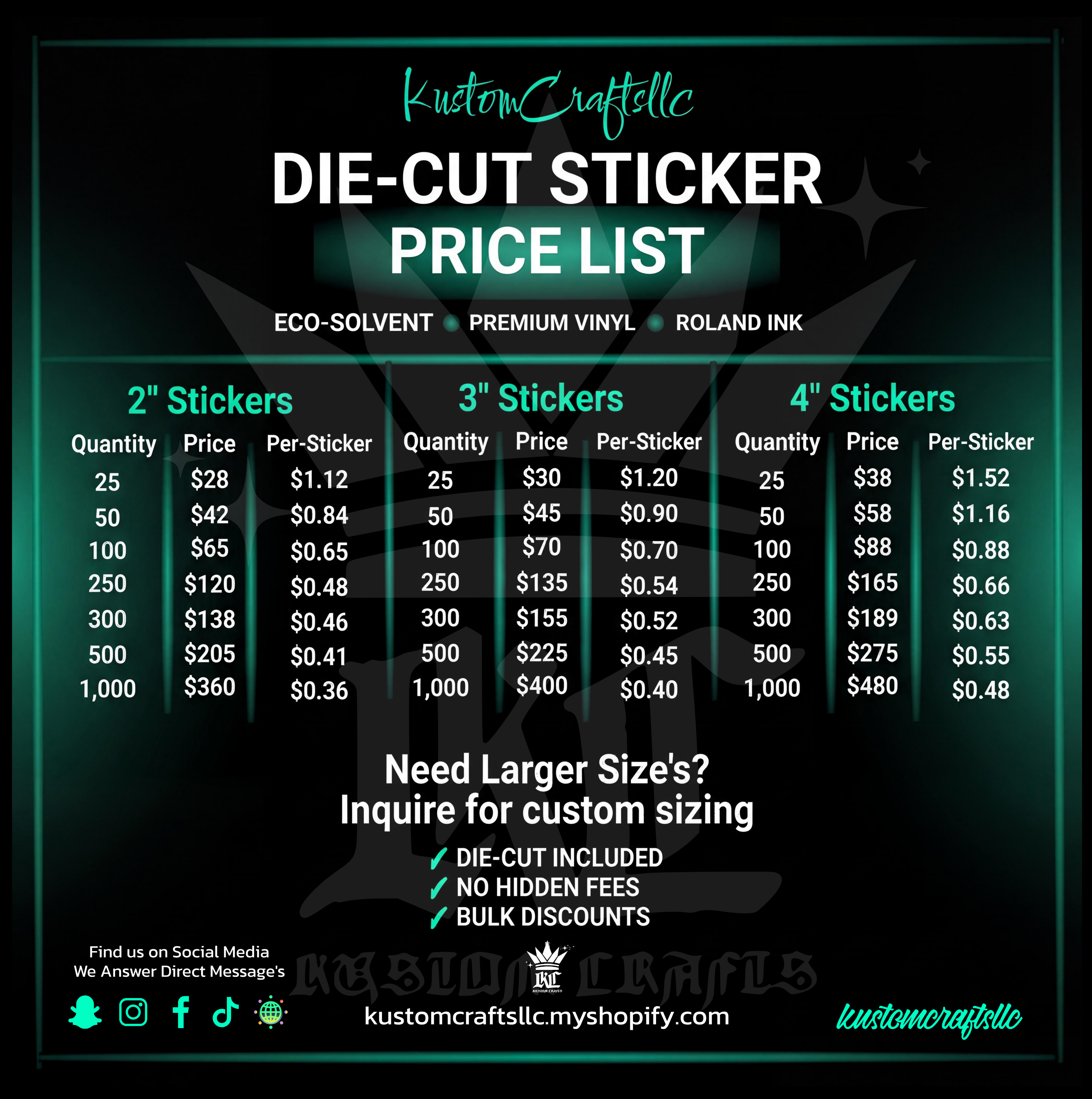 Custom Vinyl Stickers